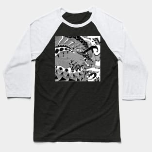 grey light kaiju kraken ecopop Baseball T-Shirt